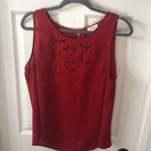 Red Detailed Tank